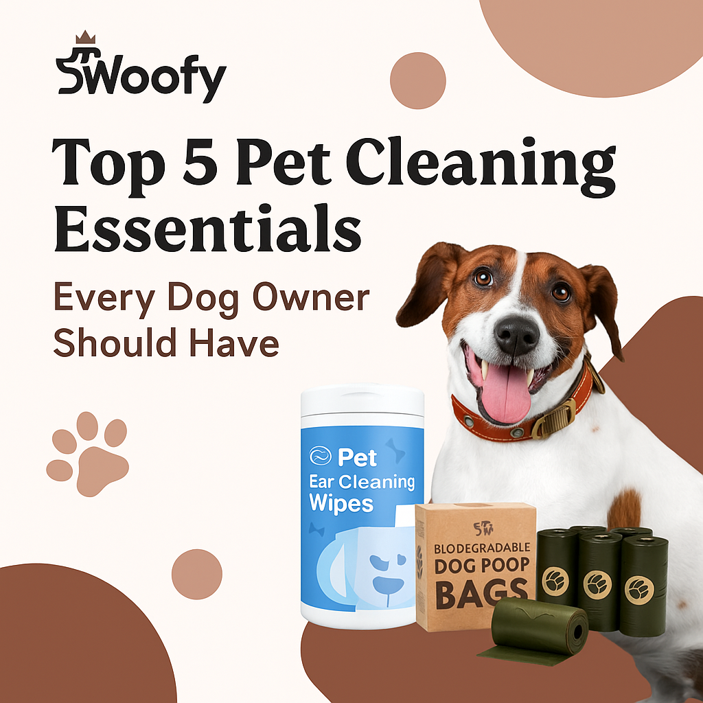 Top 5 Pet Cleaning Essentials Every Dog Owner Should Have