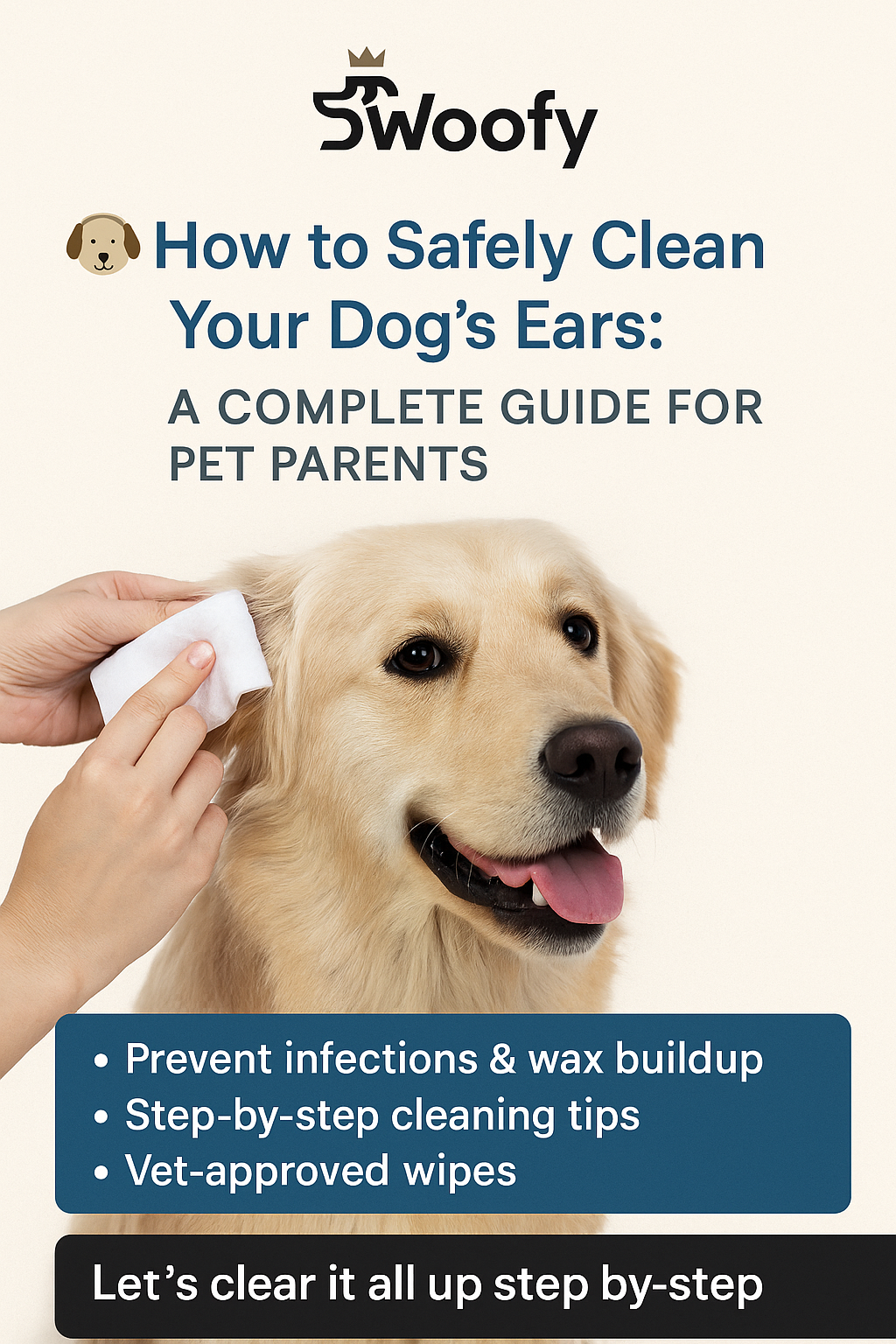 Woofy Pet Ear Cleaning Tips Image