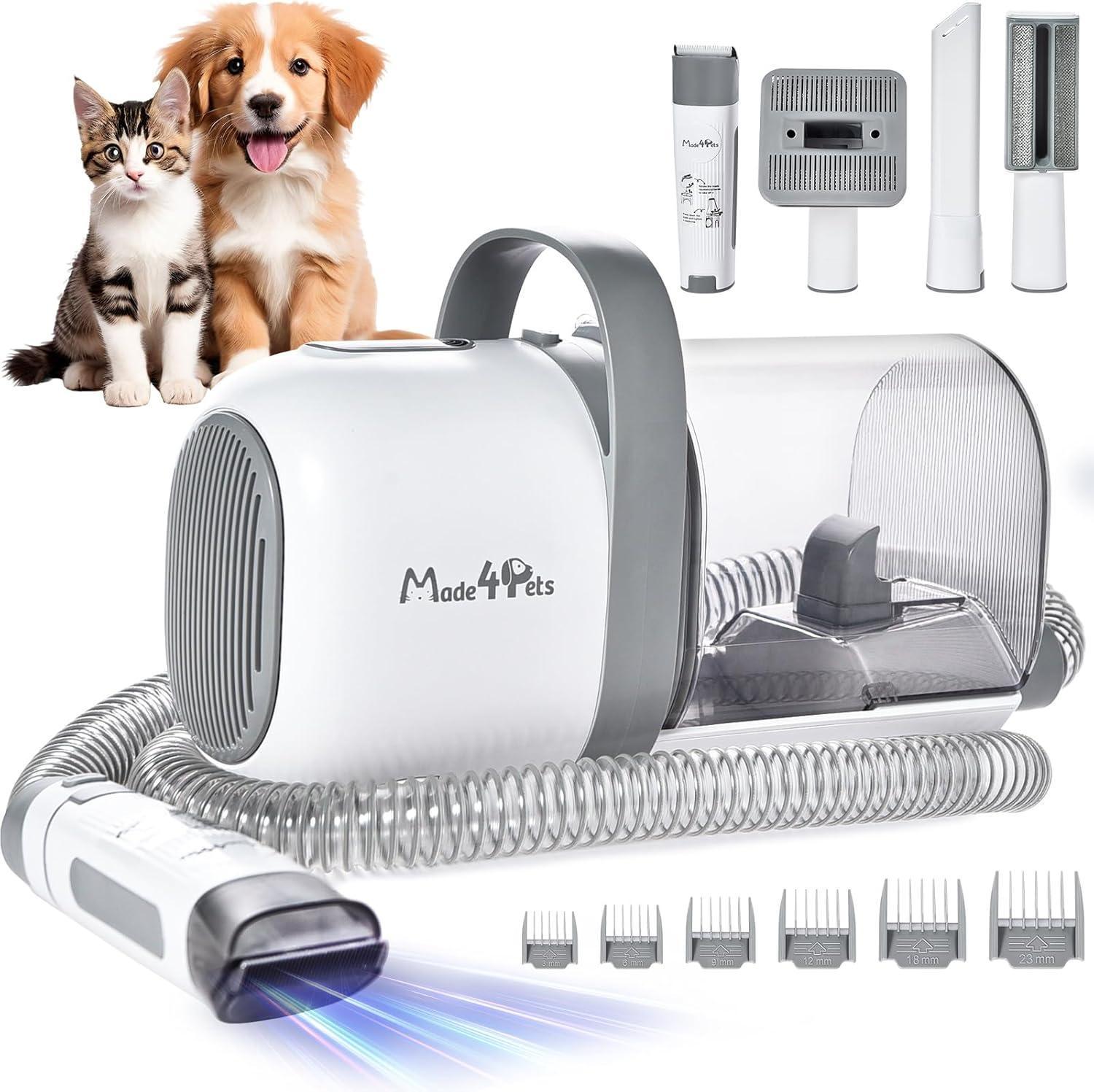 Dog grooming vacuum kit low noise cleaner