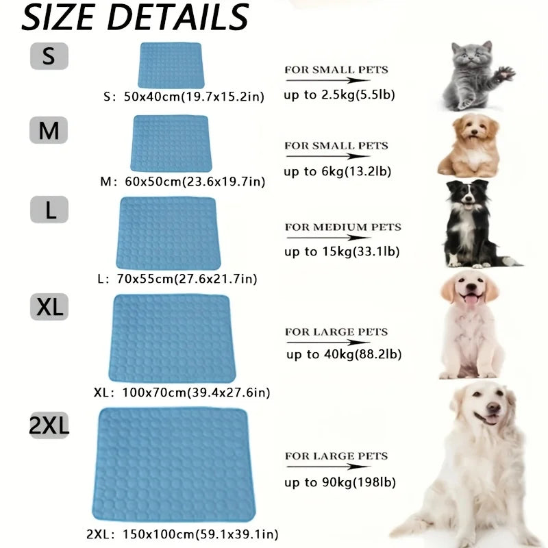 Self-Cooling Mat for Dogs & Cats – Summer Pet Comfort