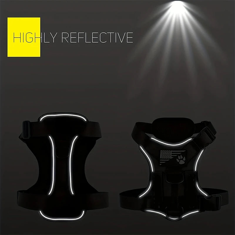 Prime Reflective Adjustable Dog Harness Woofy