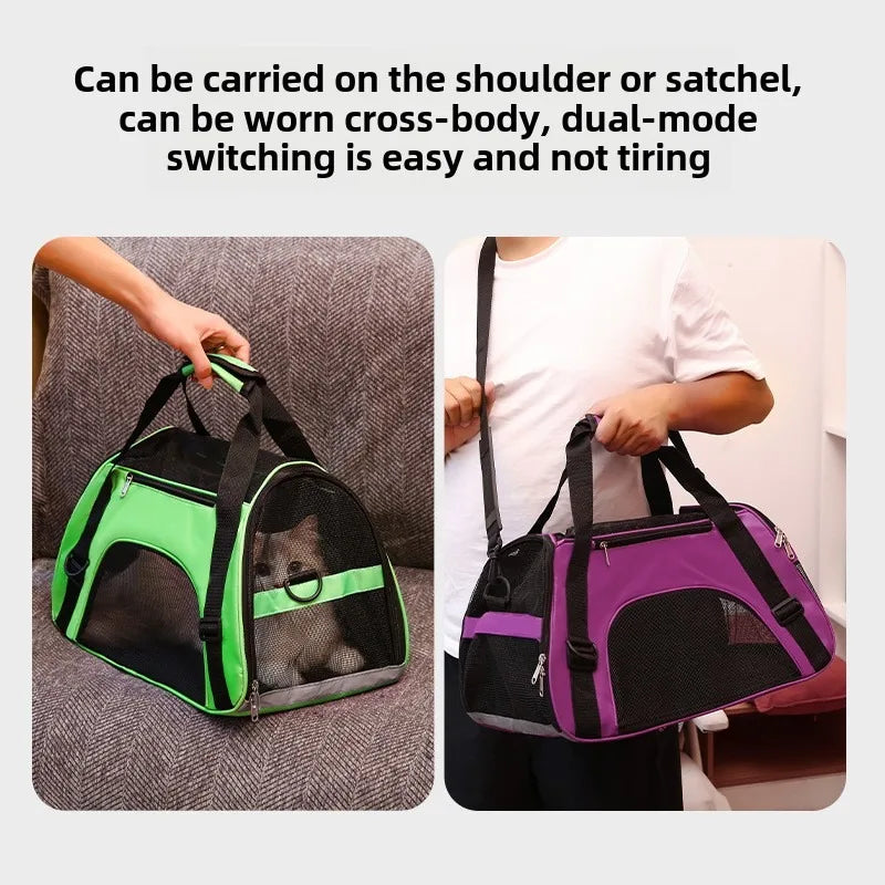 Breathable Pet Carrier for Small Pets Woofy