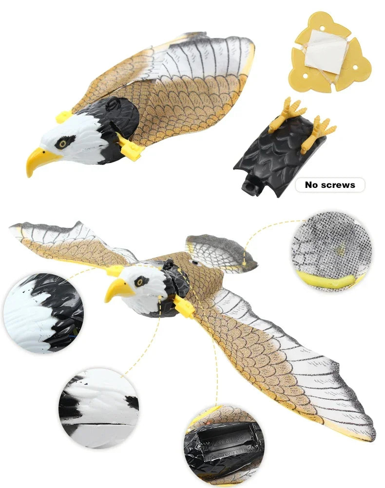 Plastic Bird Cat Toy for Jump and Chase Fun
