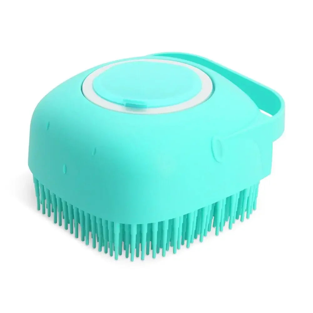 Pet Grooming Shampoo Brush for Dogs & Cats - Silicone