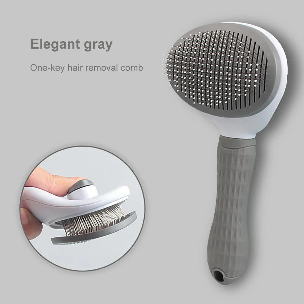 Dog Hair Remover Grooming Brush for Long Hair Pets