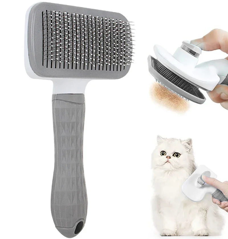 Dog Hair Remover Grooming Brush for Long Hair Pets
