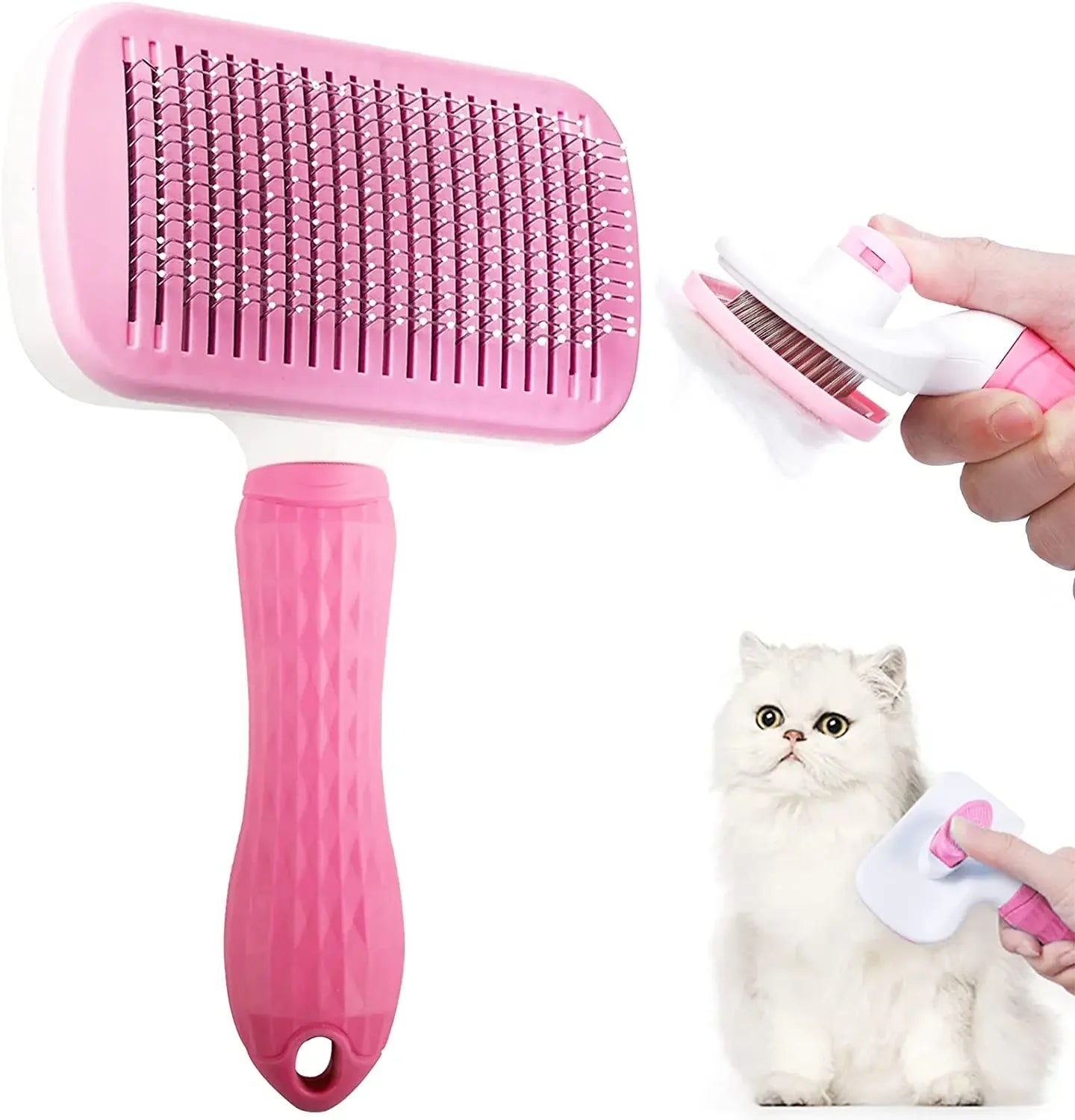 Dog Hair Remover Grooming Brush for Long Hair Pets