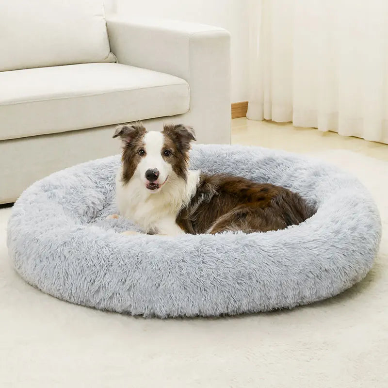 Soft Plush Round Pet Bed Woofy