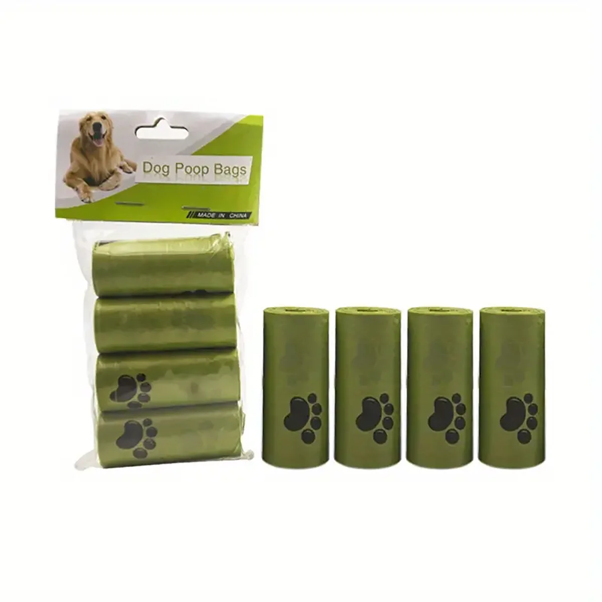 Biodegradable Dog Poop Bags – Leak-Proof & Eco-Friendly Woofy
