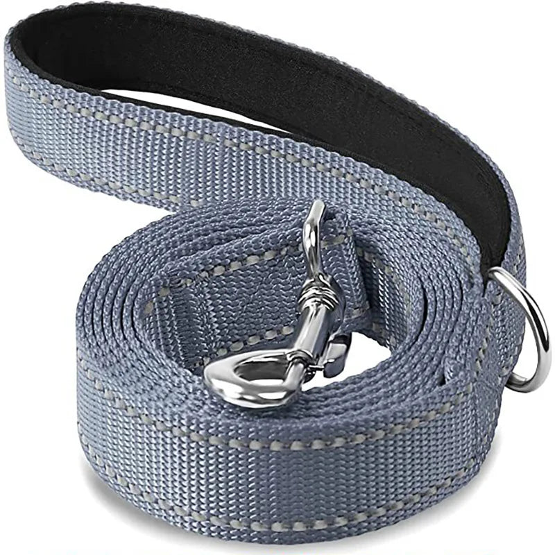 Durable Pet Leash for Dogs with Reflective Night Visibility