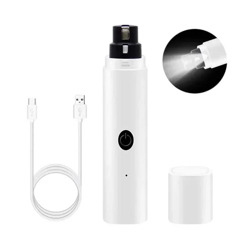 LED Dog Nail Grinder – USB Quiet Woofy