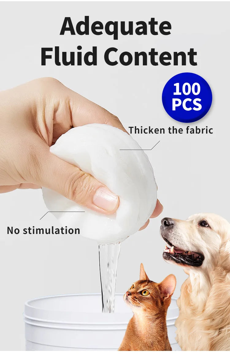 Pet Eye Wipes – Tear Stain Remover for Dogs & CatsWoofy