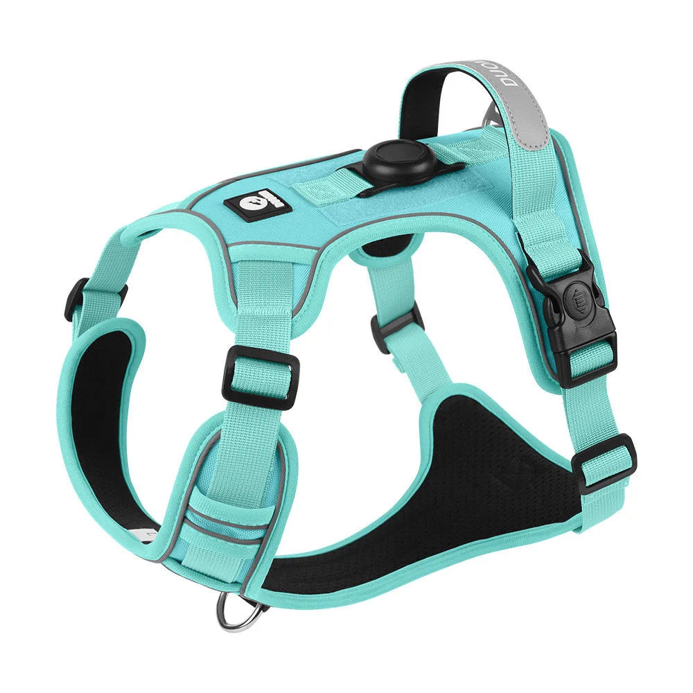 Reflective no-pull dog harness for walking