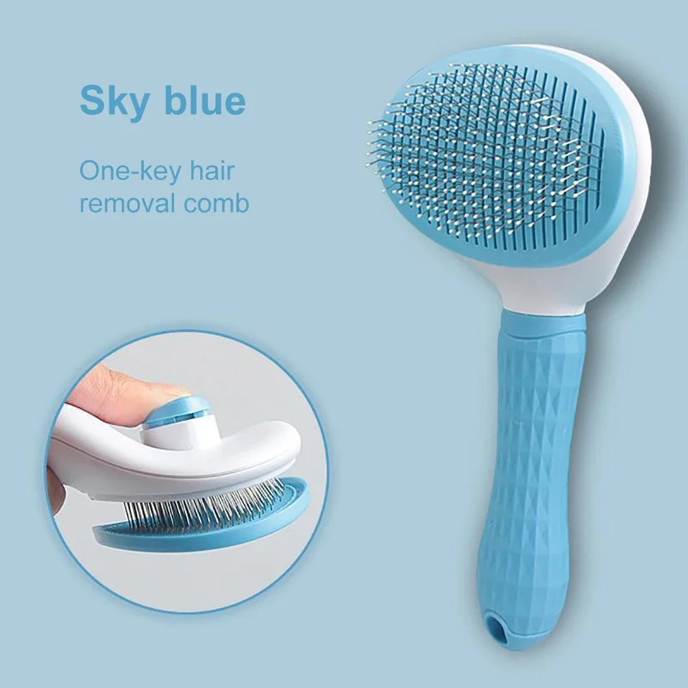 Dog Hair Remover Grooming Brush for Long Hair Pets