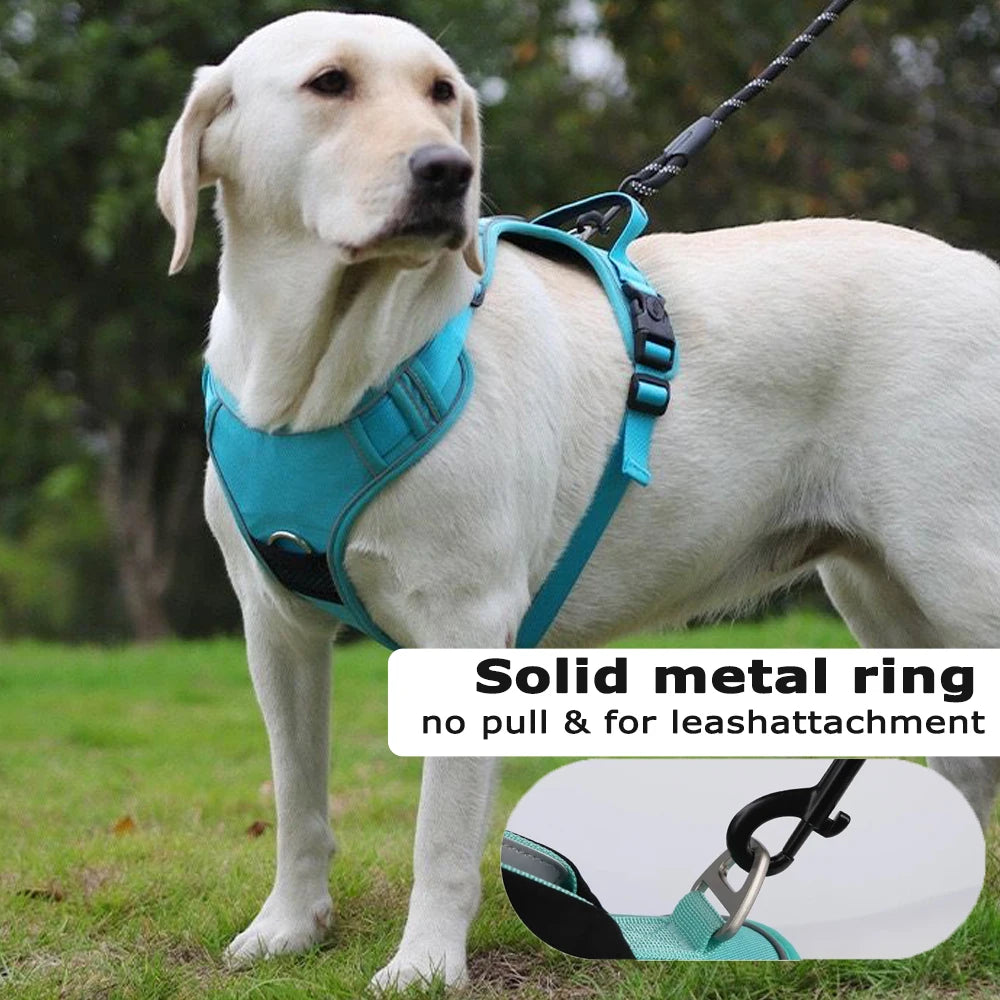 Breathable no-pull dog harness for training