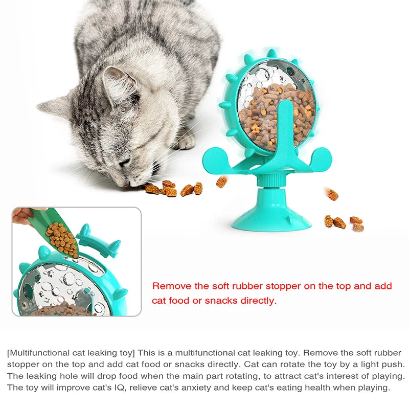 Cat Treat Wheel Toy