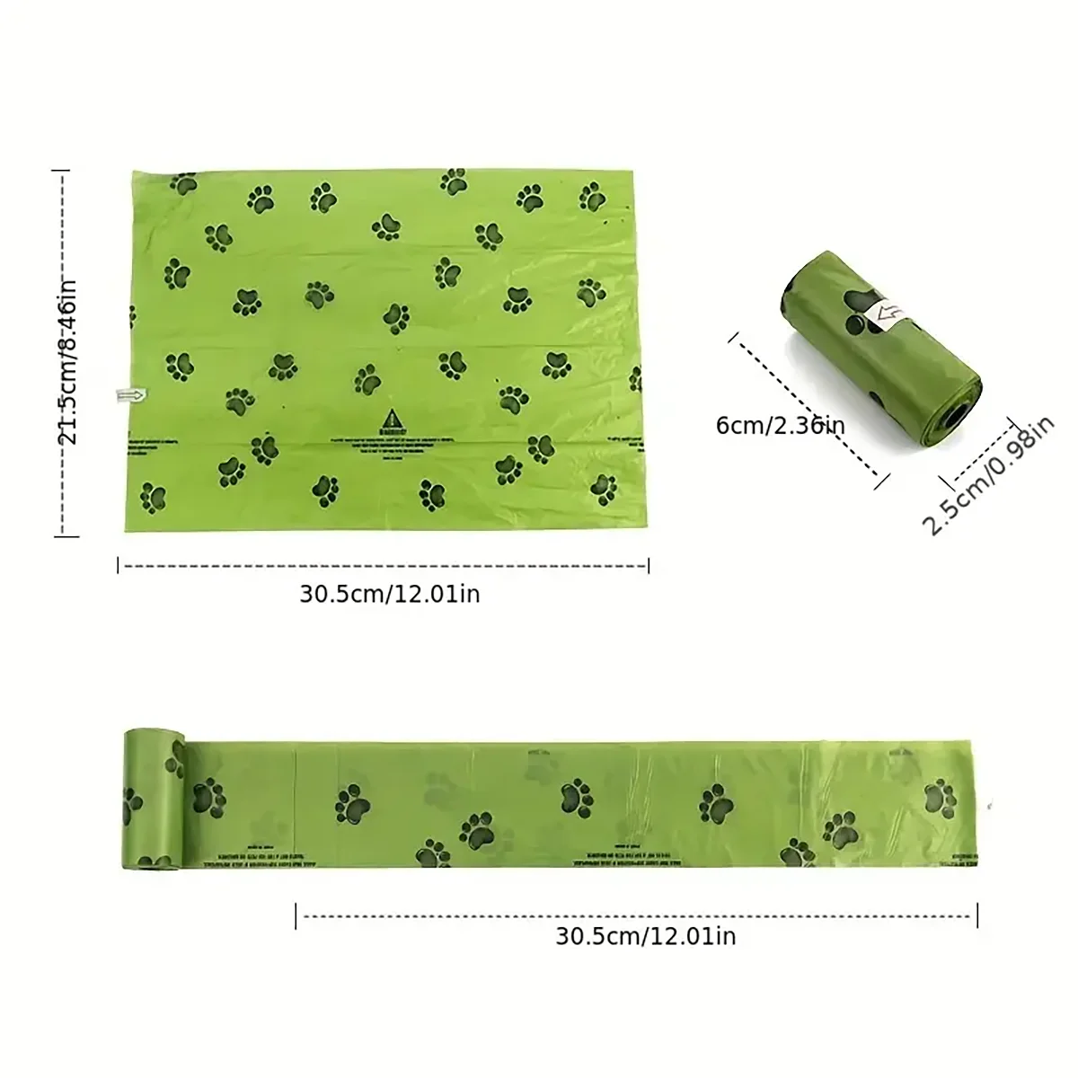 Biodegradable Dog Poop Bags – Leak-Proof & Eco-Friendly Woofy