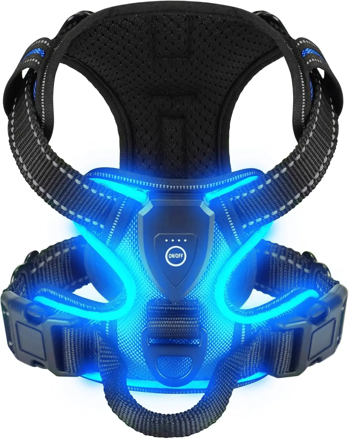 Reflective dog vest for safe walking