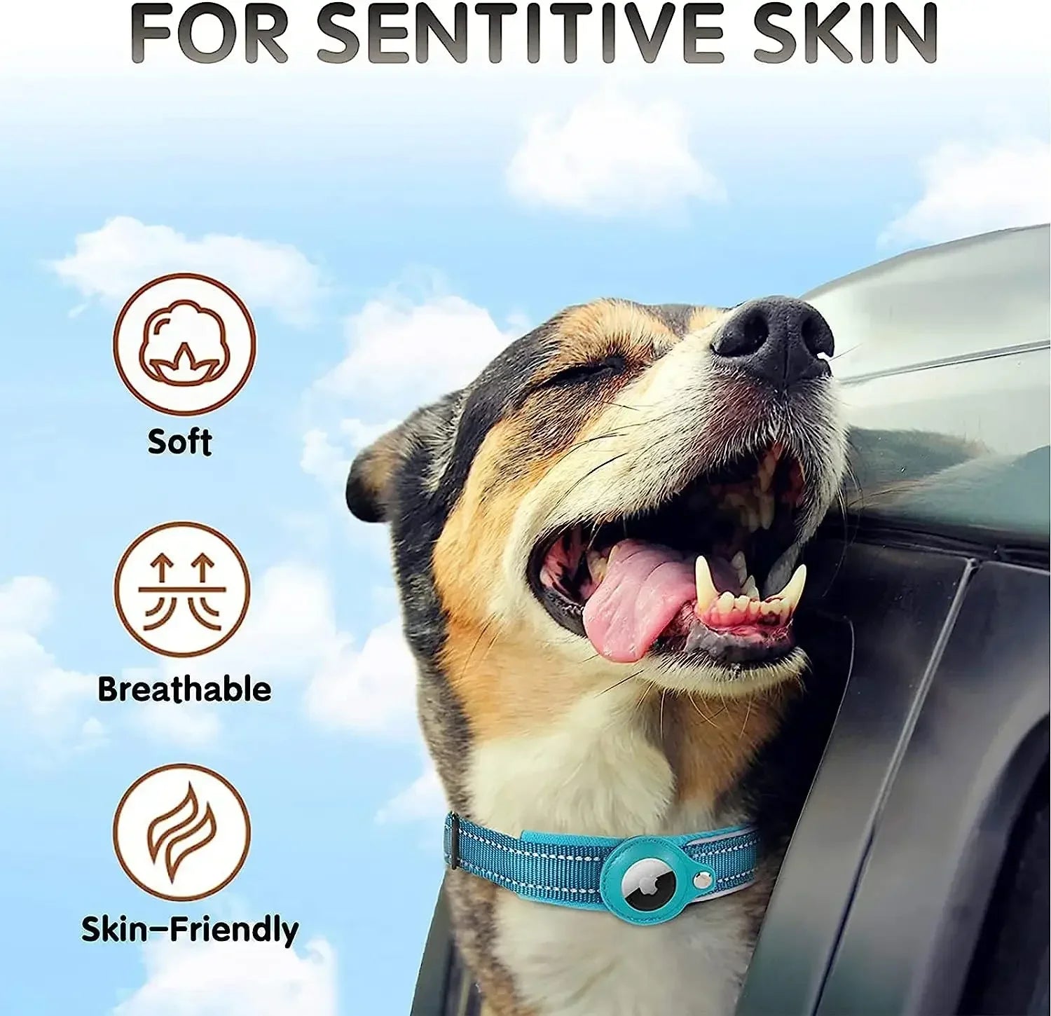 Pet Tracker Collar for Small to Large Dogs