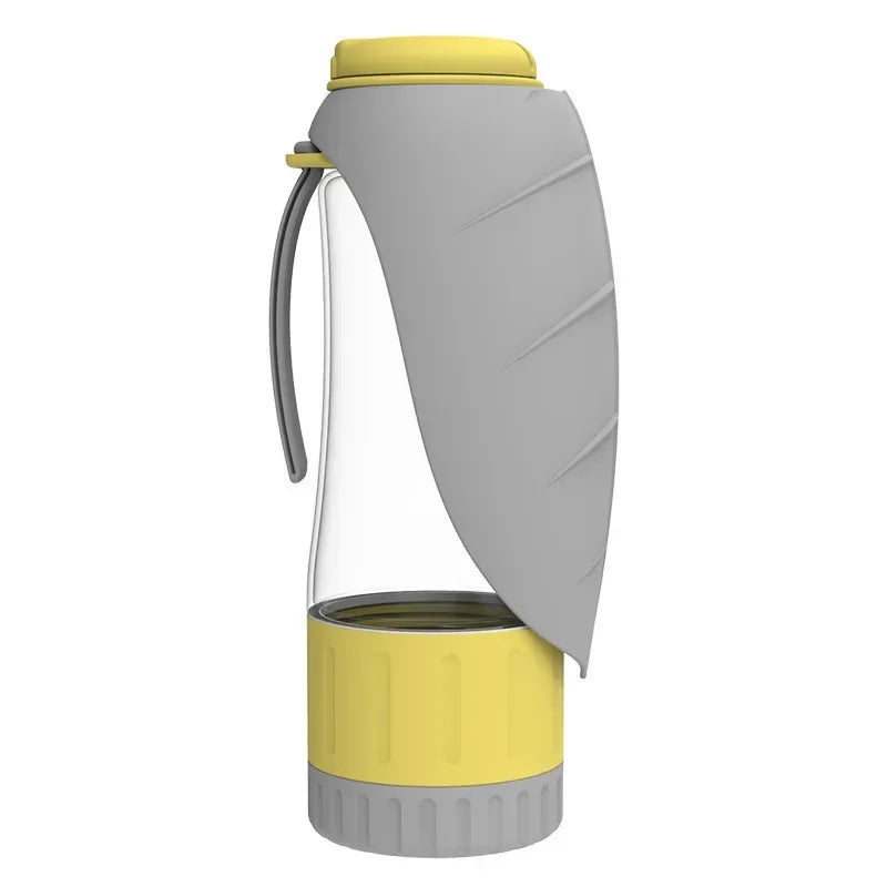 Portable Dog Water Bottle with Food Container Woofy