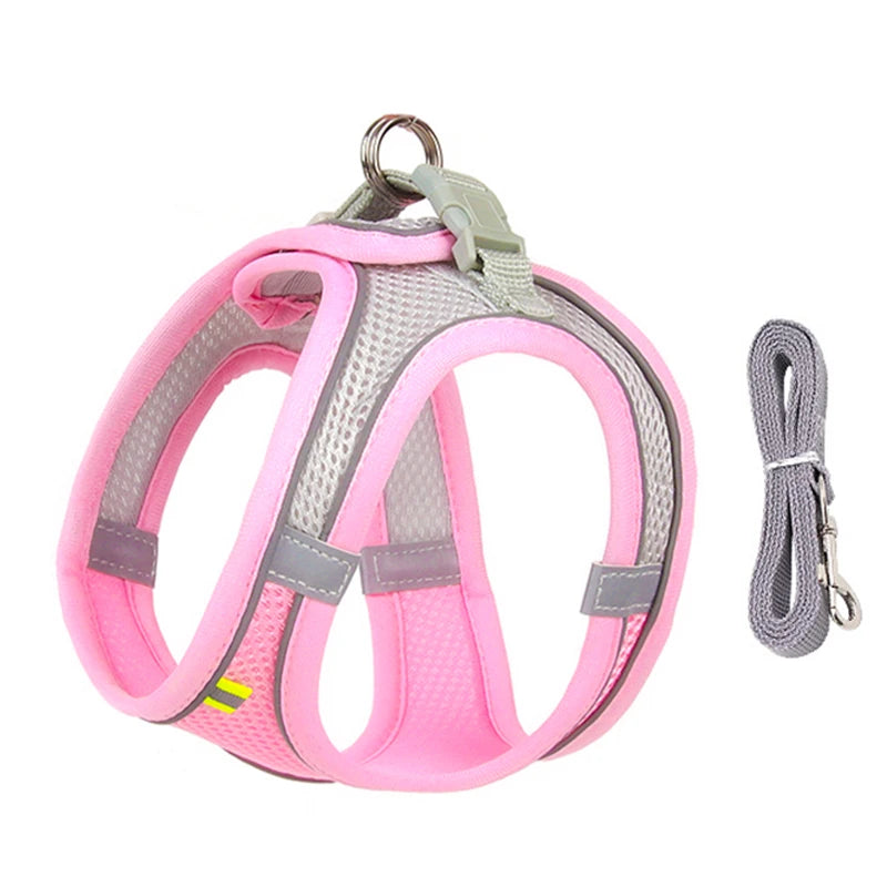 Adjustable Cat Harness & Leash Set for Outdoor Walks