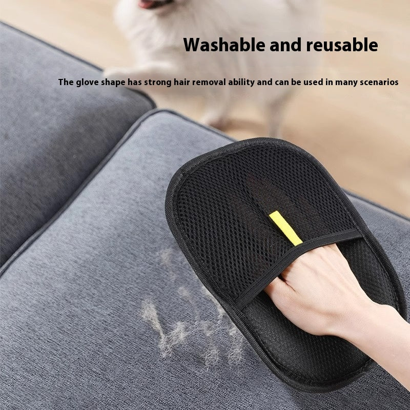 Pet Hair Remover Mitt – Deshedding Glove for Dogs & Cats Woofy