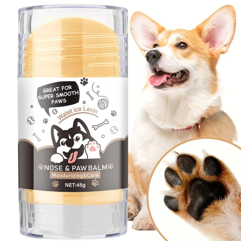 Dog nose and paw balm stick with size dimensions