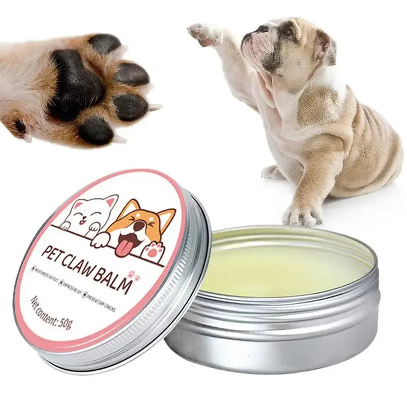 Dog paw balm to heal dry cracked paw pads