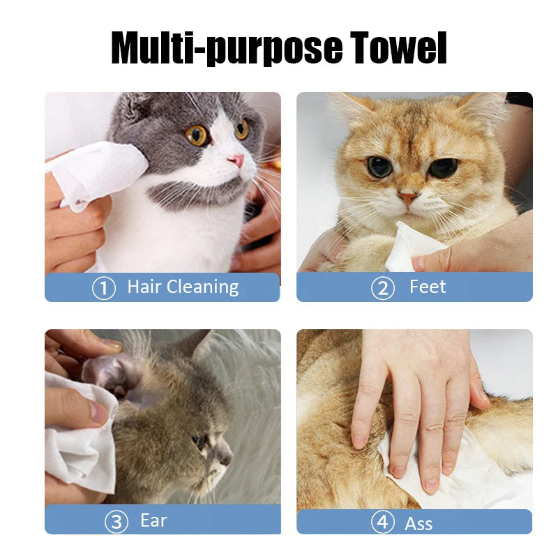 Chamomile Pet Wipes – 100PCS Grooming & Tear Stain RemoverWoofy