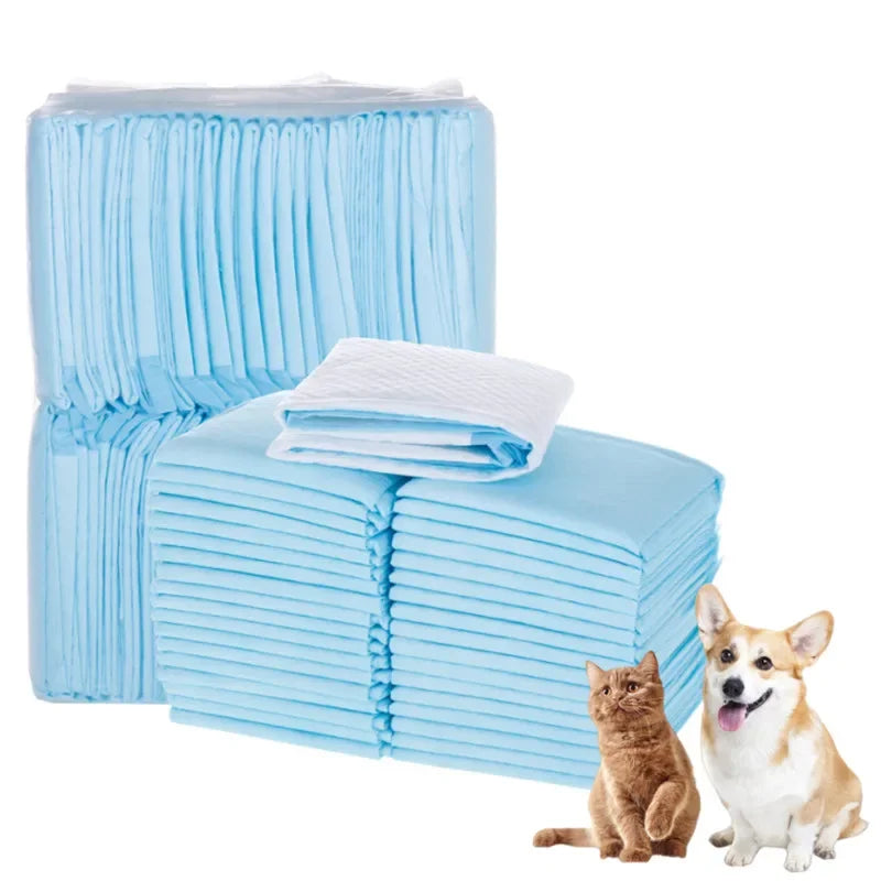 Puppy training pee pads disposable absorbent mat stack