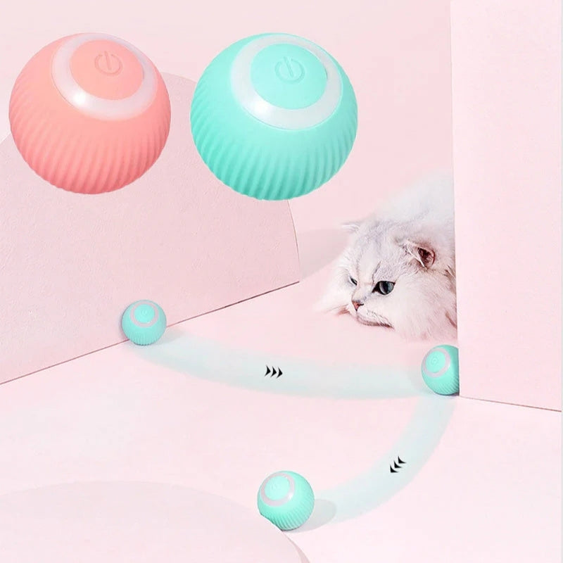 Electric Smart Cat Ball Toy Woofy