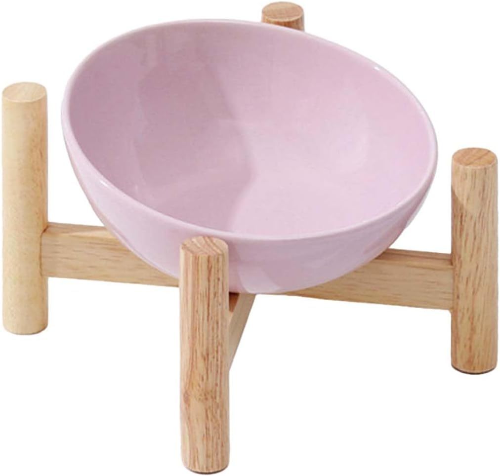 Elevated Cat Bowl with Stand Woofy