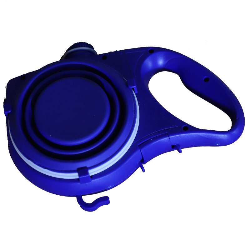 Portable Dog Leash with Bowl & Bottle