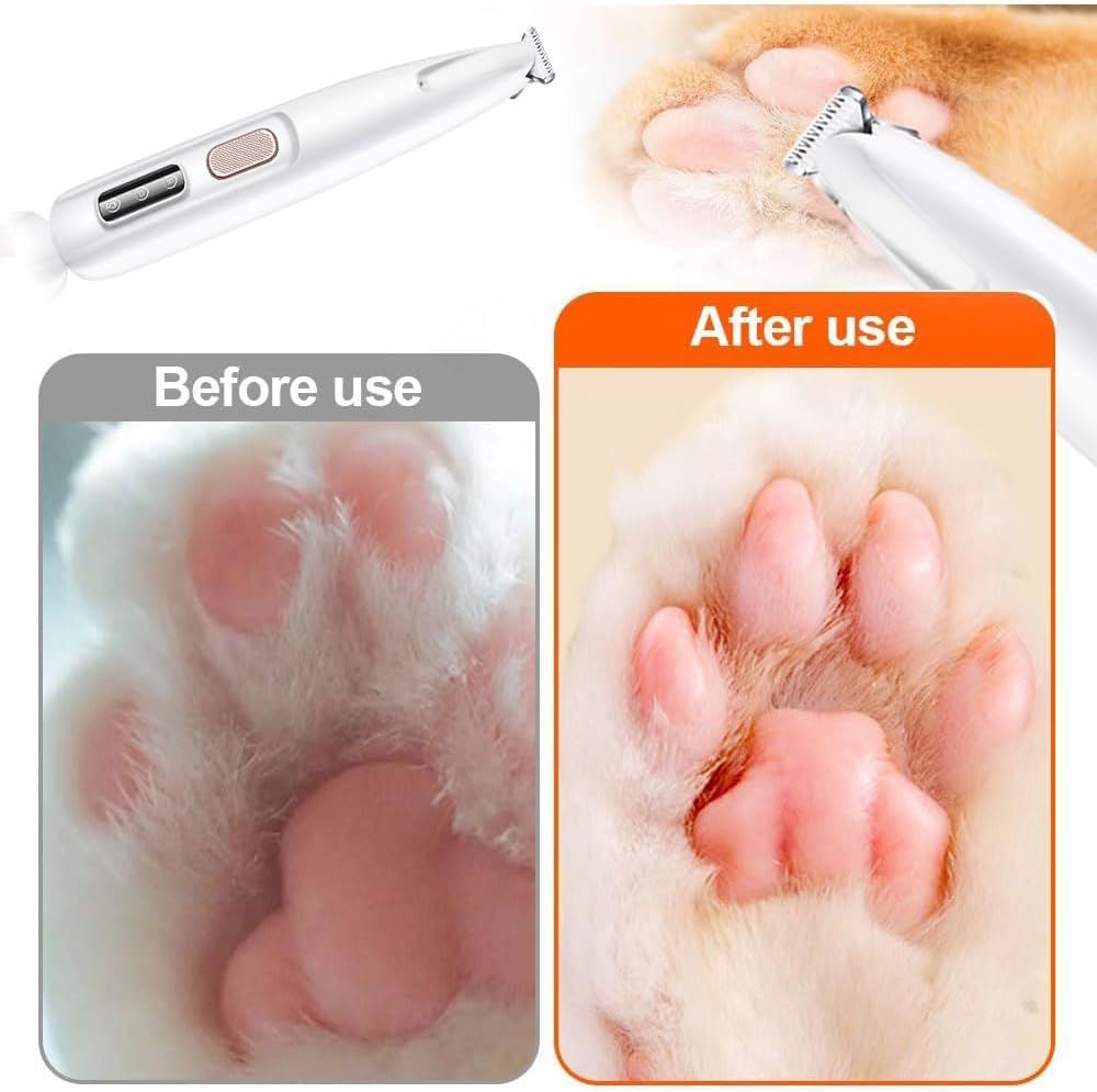 Dog Paw Trimmer with LED Light