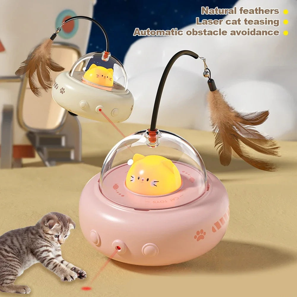 USB rechargeable cat laser toy