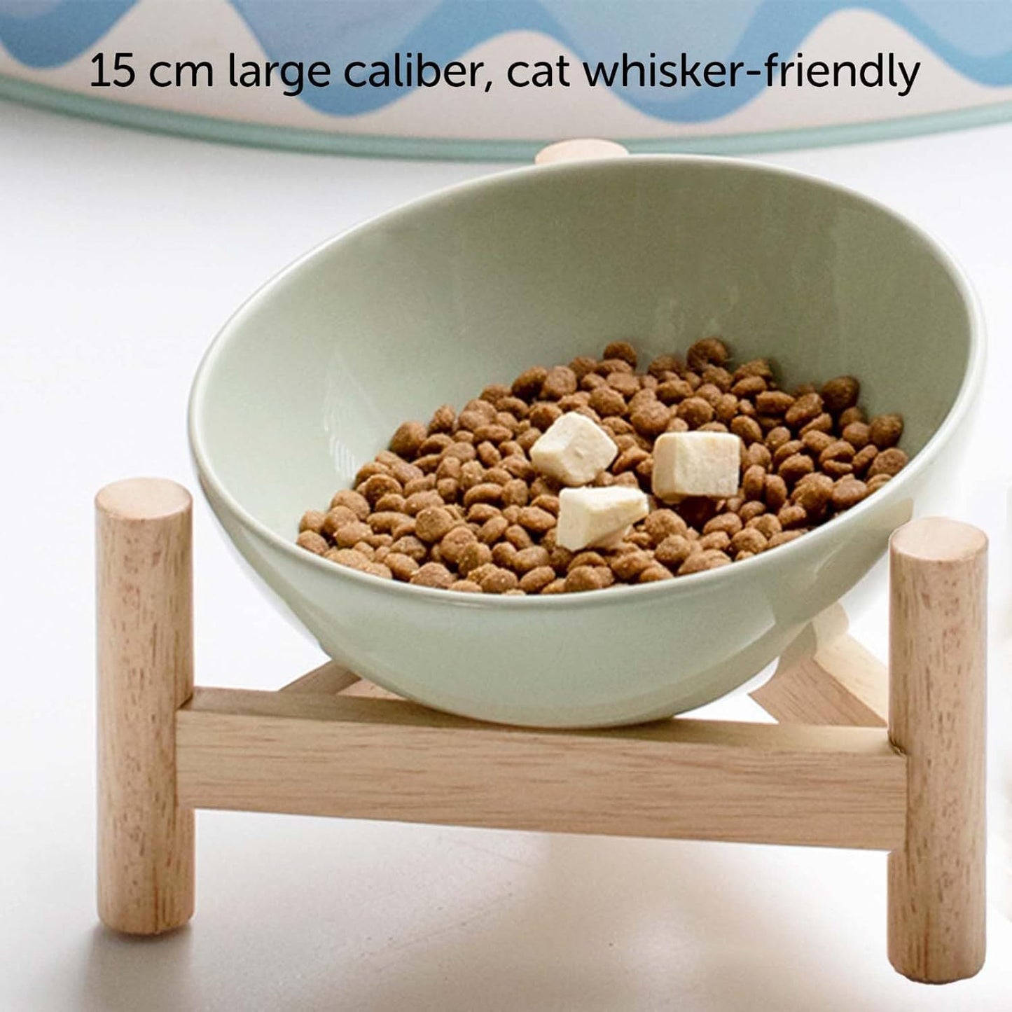 Elevated Cat Bowl with Stand Woofy