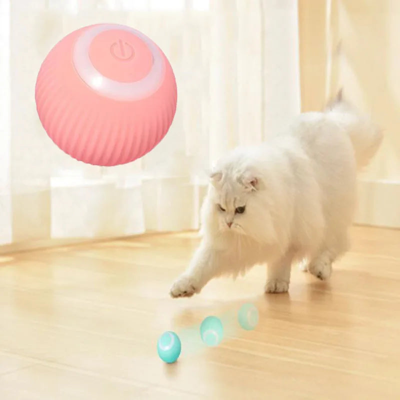 Electric Smart Cat Ball Toy Woofy