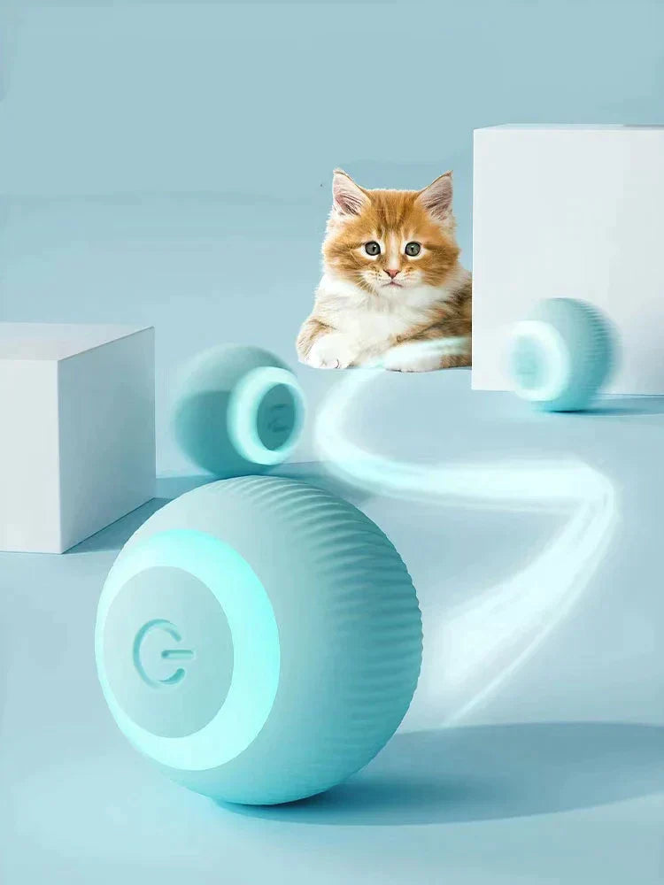 Electric Smart Cat Ball Toy Woofy