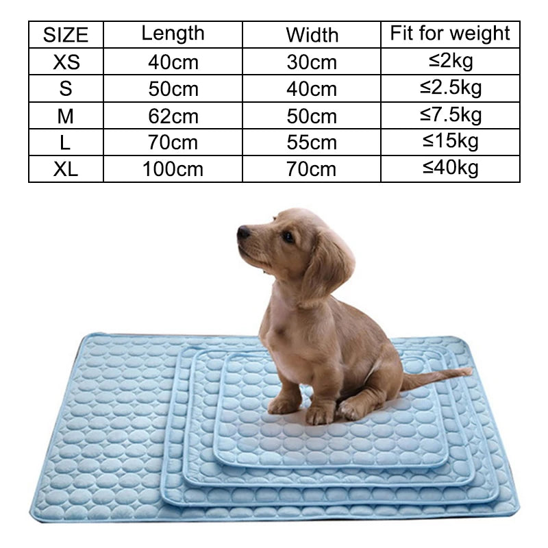 Summer cooling pad for small and large dogs