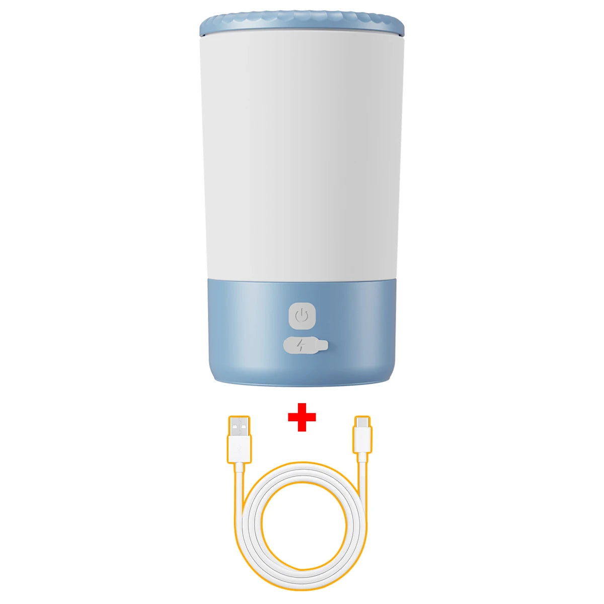 Automatic pet paw cleaner cup with USB charging cable