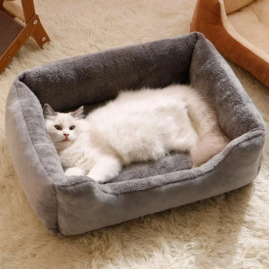 Cozy Plush Bed for Cats & Puppies Woofy