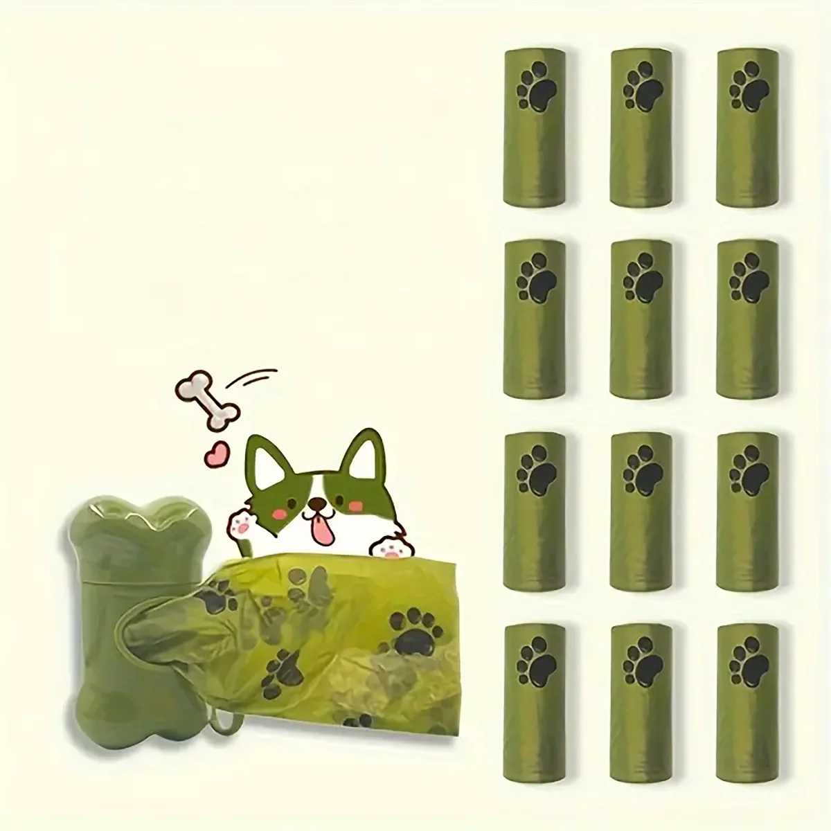 Biodegradable Dog Poop Bags – Leak-Proof & Eco-Friendly Woofy