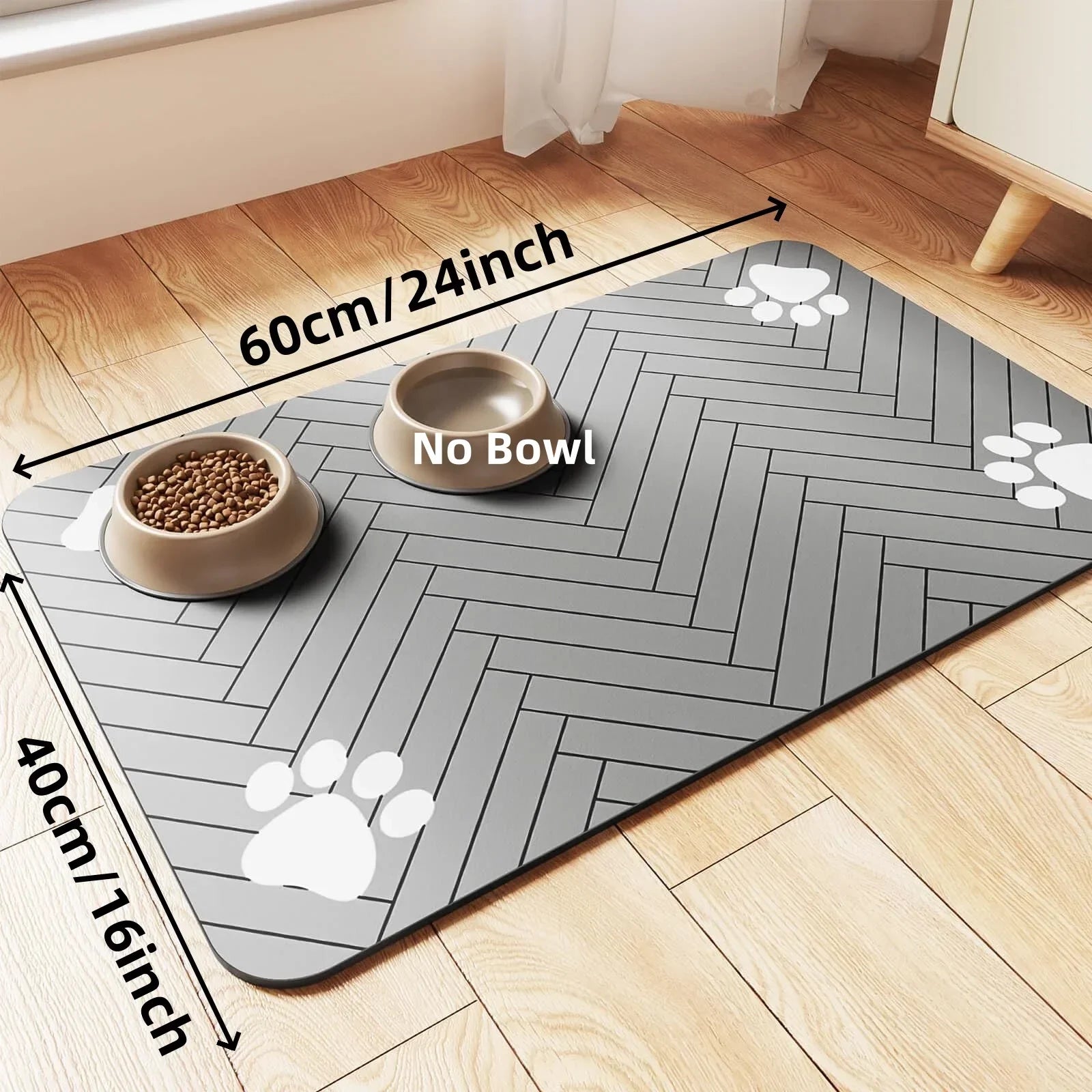 Absorbent Pet Feeding Mat Woofy €25.95