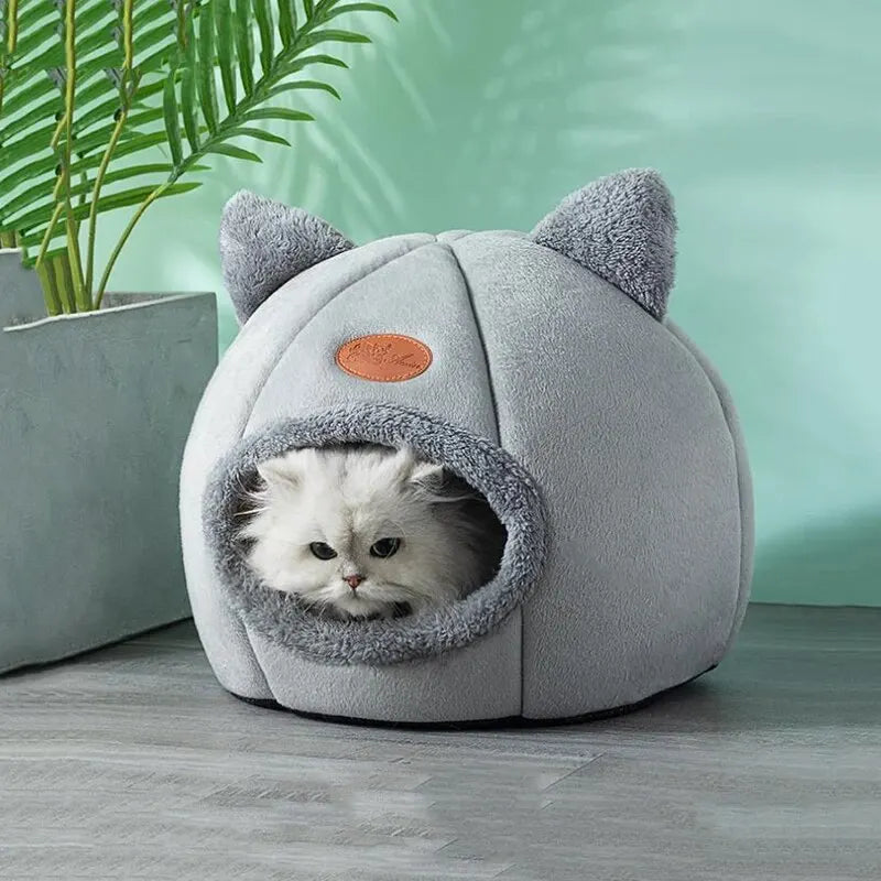 Cozy Cat Head Bed - All Seasons Woofy