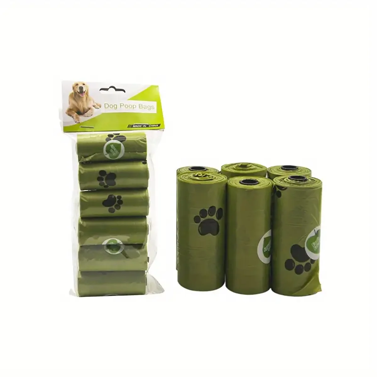 Biodegradable Dog Poop Bags – Leak-Proof & Eco-Friendly Woofy