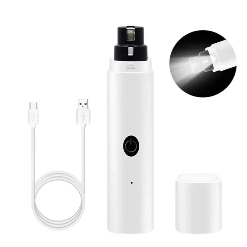 LED Dog Nail Grinder – USB Quiet Woofy