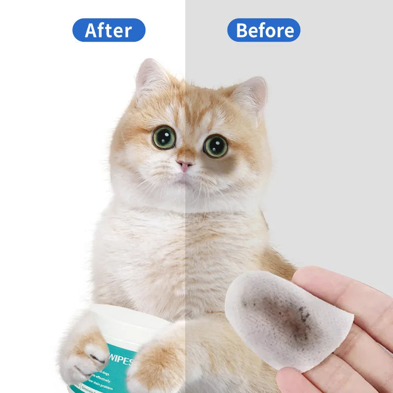 Pet Eye Wipes – Tear Stain Remover for Dogs & CatsWoofy