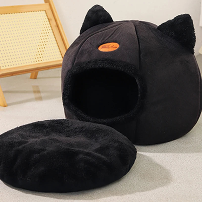 Cozy Cat Head Bed - All Seasons Woofy