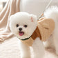 Warm two-legged dog cardigan for winter walks and cozy comfort