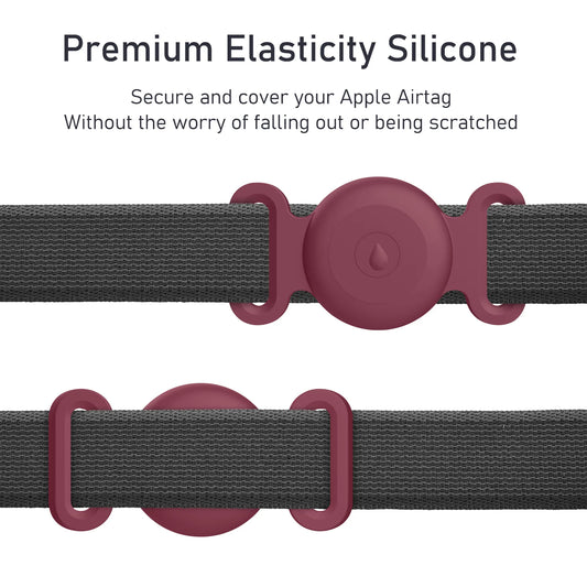 Silicone Cover For Apple Airtag Case Dog Cat Collar GPS Finder Colorful Protective Soft Case For Apple Air Tag Tracker Holder